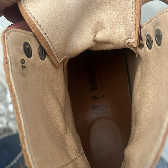 Birkenstock women’s cognac Byron suede boots size 40/9 - Picture 10 of 11